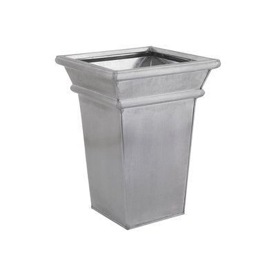 Vase en zinc brossé 38 x 38 x 58 cm AUBRY GASPARD