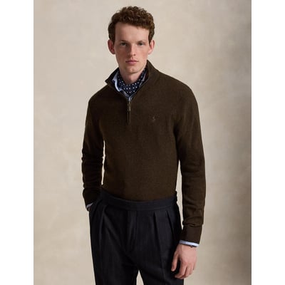  Pull demi-zippé en laine POLO RALPH LAUREN