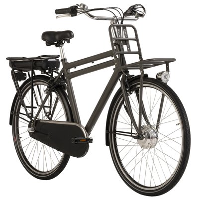 Vélo de ville électrique Homme Hollandia Carry on 28'' 3 vitesses KS