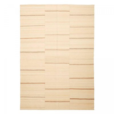 Authentique tapis d'Orient kilim fait main en laine N UN AMOUR DE TAPIS