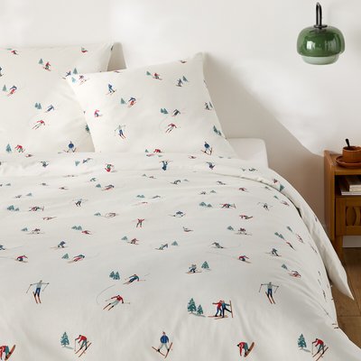 Conjunto 30 % algodón reciclado, funda de almohada cuadrada, Tout Schuss LA REDOUTE INTERIEURS