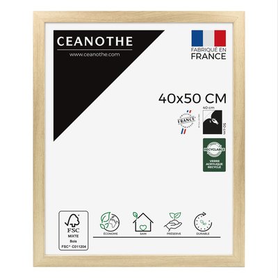 Cadre Photo Design 40x50 Cm Bois Reconstitué Fsc ETERNEL CEANOTHE