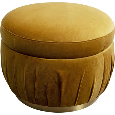 Repose-pieds en velours, NUBE KARE DESIGN