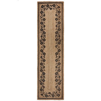 Tapis de couloir moderne en jute MASIE NOVATREND