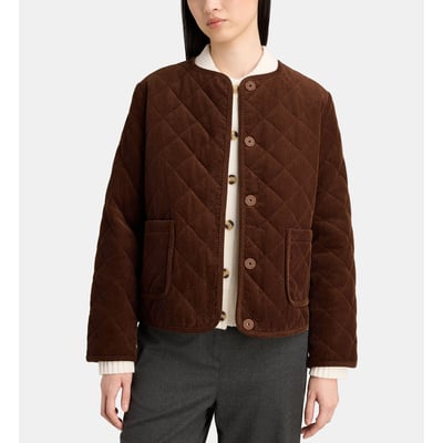 Veste droite orfila en velours matelassé JODHPUR