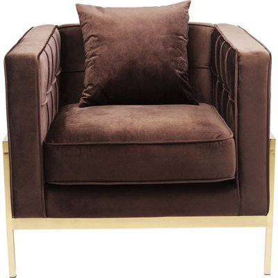 Fauteuil en velours, LOFT KARE DESIGN