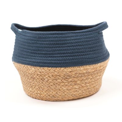 Panier rond tressé coton uni LA FACTORY FACTORY