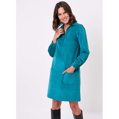 Robe droite velours côtelé bio PASSO PRINCESSE NOMADE