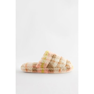Chaussons style mules matelassés à plateforme NEXT