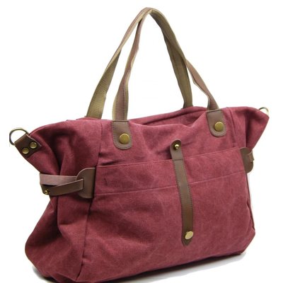 Sac de voyage cuir et toile FIDJI OH MY BAG