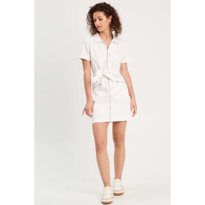 Robe droite zippée ceinturée CACHE CACHE