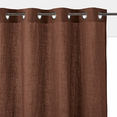 Rideau radiateur lin lavé à œillets, Onega LA REDOUTE INTERIEURS