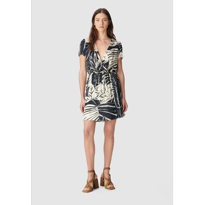 Robe imprimé maxi feuilles IKKS
