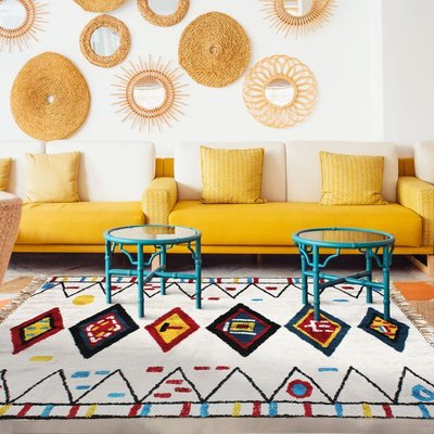 Tapis berbère lavable en coton THE DECO FACTORY