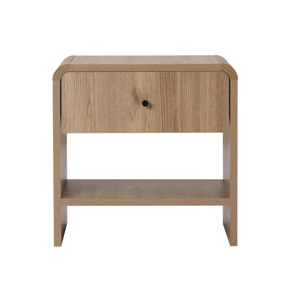 Table de chevet vintage en bois, 1 tiroir MARFA PIER IMPORT