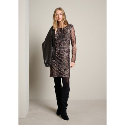 Robe courte imprimé serpent LOLALIZA
