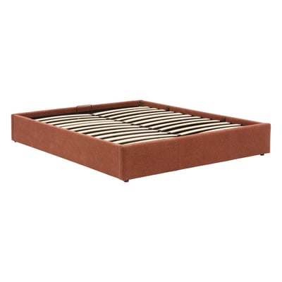Lit coffre rectangulaire avec rangement en acier LUNA ATMOSPHERA
