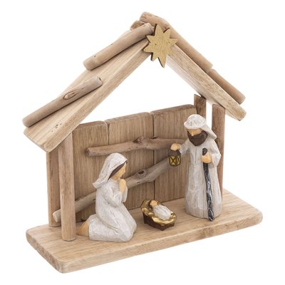 Crèche de Noël en bois ATMOSPHERA