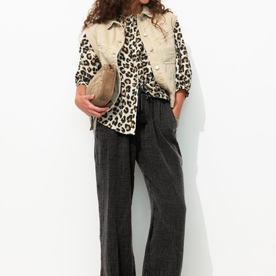 Pantalon en gaze de coton PROMOD