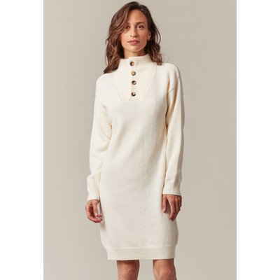 Robe blanche hiver La Redoute