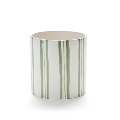 Cache-pot rayé en céramique Ø14 cm, Ario LA REDOUTE INTERIEURS