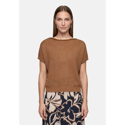Pull-over en maille ajourée à encolure bénitier BETTY BARCLAY