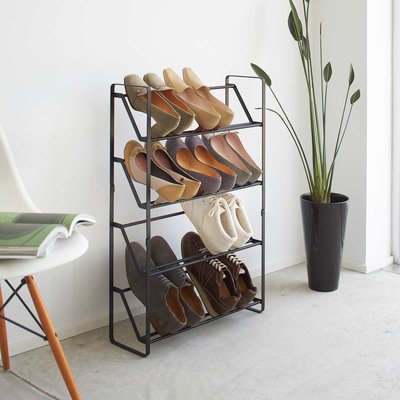 Rangement chaussures étroit 4 étagères  Frame YAMAZAKI