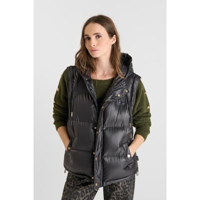 Doudoune Légère Femme Avec Capuche - Coupe Ajustée, Fermeture Zippée, Poches - Imperméable, Matelassée, Pour Travail Ou Sortie Décontractée