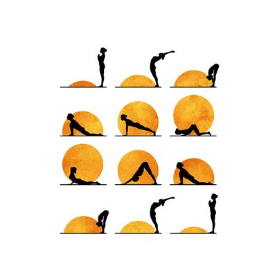 Tableau zen yoga days HEXOA