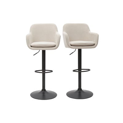 Tabourets de bar design réglables (lot de 2) AMIKA MILIBOO