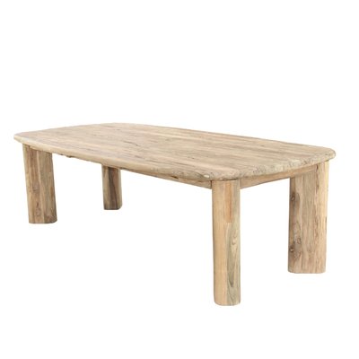 Table à manger en bois de teck recyclé VASCO HYDILE