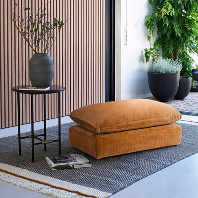 Moduleerbare poef, getextureerd fluweel, Malo LA REDOUTE INTERIEURS