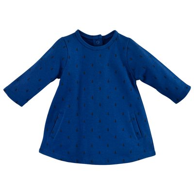 Robe manches longues bleu happy SUCRE D'ORGE