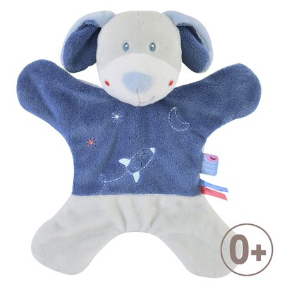 Doudou bebe chien SUCRE D'ORGE