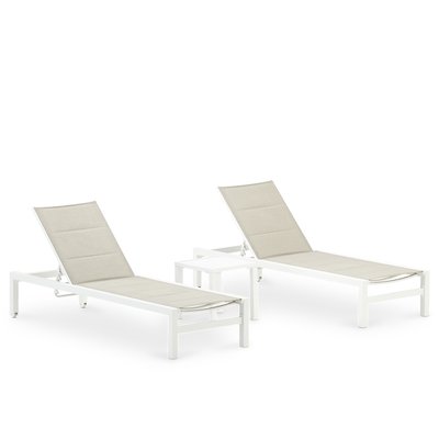 Set 2 transats et table, TOKYO DEFORA HOME