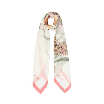 Foulard noir à fleurs LIU JO