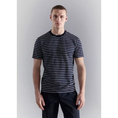 T-shirt slim-fit rayures COOLMAX® MANGO MAN