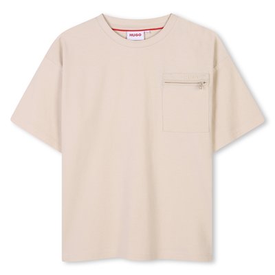 T-shirt coton poche zippée HUGO KIDSWEAR