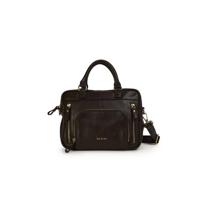 Sac à main en cuir grainé MINI MACY NAT & NIN