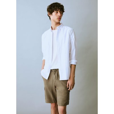 Bermuda cargo coton lin MANGO TEEN