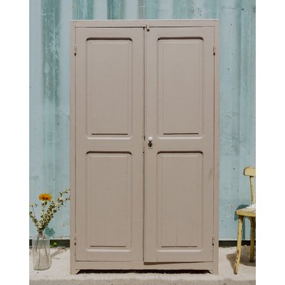 Armoire en bois beige Blandine N°428 - Bon état DEBONGOUT
