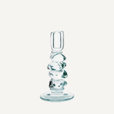 Qimera Transparent Glass Candlestick H23cm AM.PM