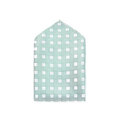 Pochette costume 100% soie motif lignes DRAEGER PARIS