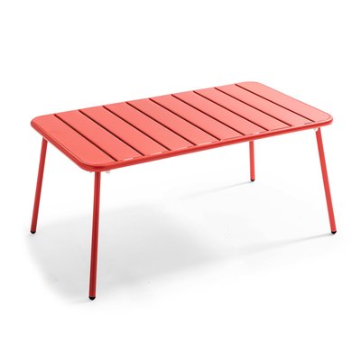 Table basse de jardin en acier thermolaqué, PALAVAS OVIALA