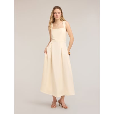 Robe à encolure carrée MOTIVI