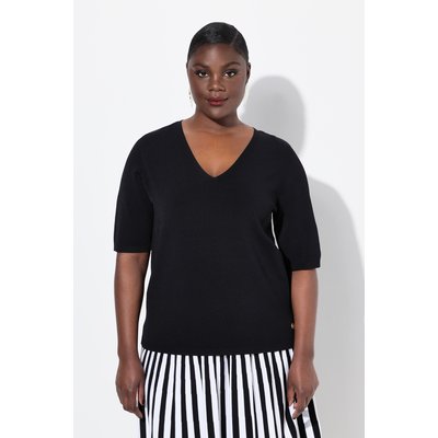 Pull manches courtes, décolleté en V ULLA POPKEN