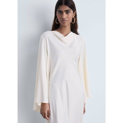 Robe longue satinée MANGO