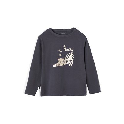 T-shirt animation métallisée manches longues DENIM FABRIC VERTBAUDET