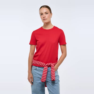 T-shirt manches courtes épais en coton BIO GOTS MONOPRIX