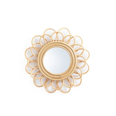 Miroir rotin forme fleur double Ø36 cm, Nogu LA REDOUTE INTERIEURS